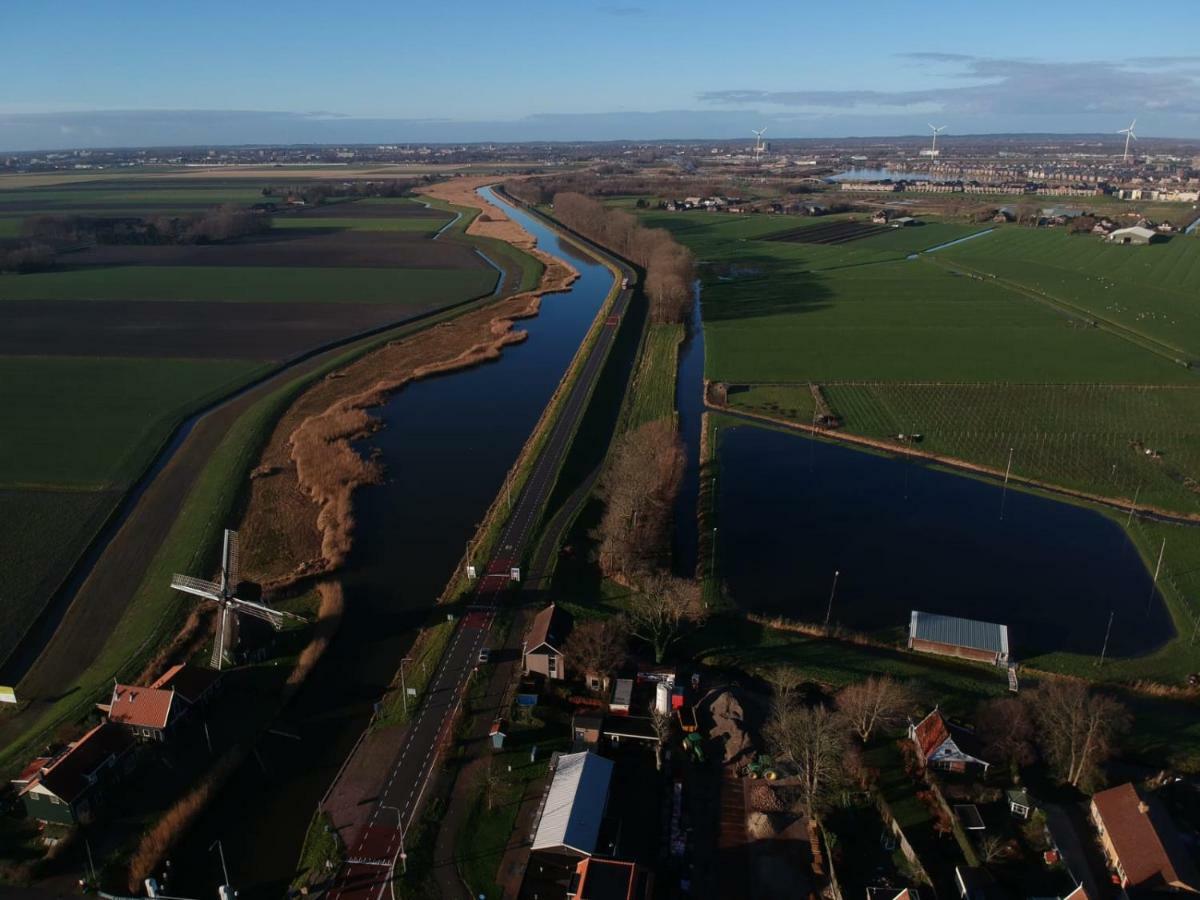 Tinyhouse Natuurhuisje Met Veranda Bij De Molen Tussen Alkmaar En Hoorn Oterleek Ngoại thất bức ảnh